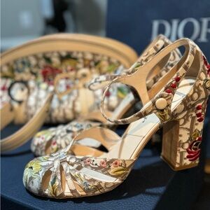 Christian Dior Floral Bag & Matching Shoes by John Galliano, Flowers, Luxury